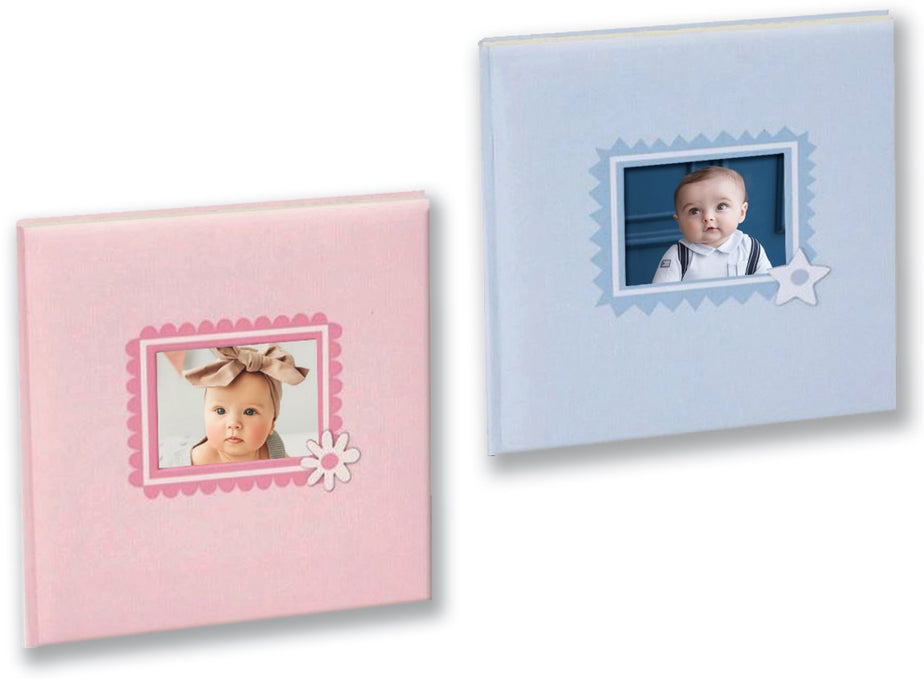 82550. Copertina in carta laminata personalizzabile. Interni tradizionali bianchi con 60 pagine misura 32x32. Confezionato in scatola singola.