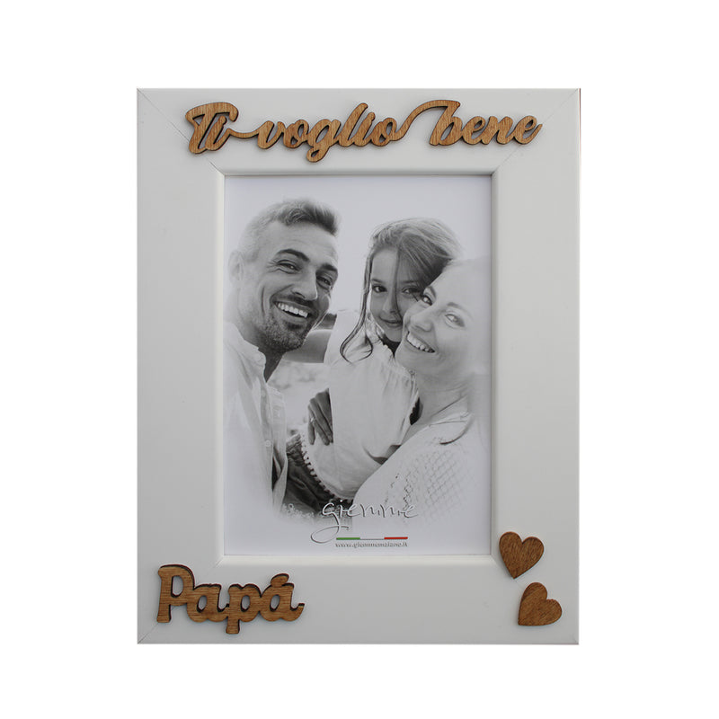 KFT142 Cornice in legno ti voglio bene Papà