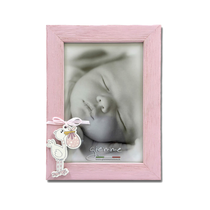 KBT146-R Cornice per bambina - Cicogna
