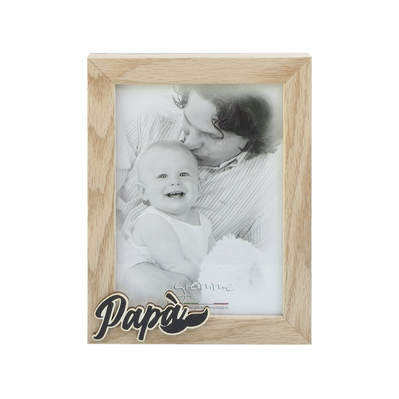 KFT101 cornice in rovere con scritta Papà