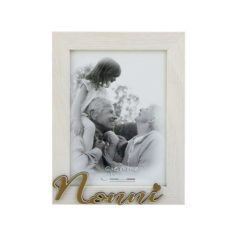 KFT112 Portafoto legno bianco Nonni