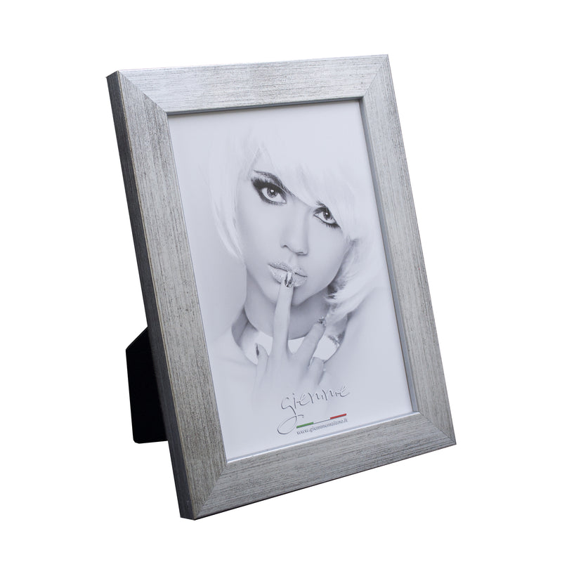 KG93D- Cornice legno argento