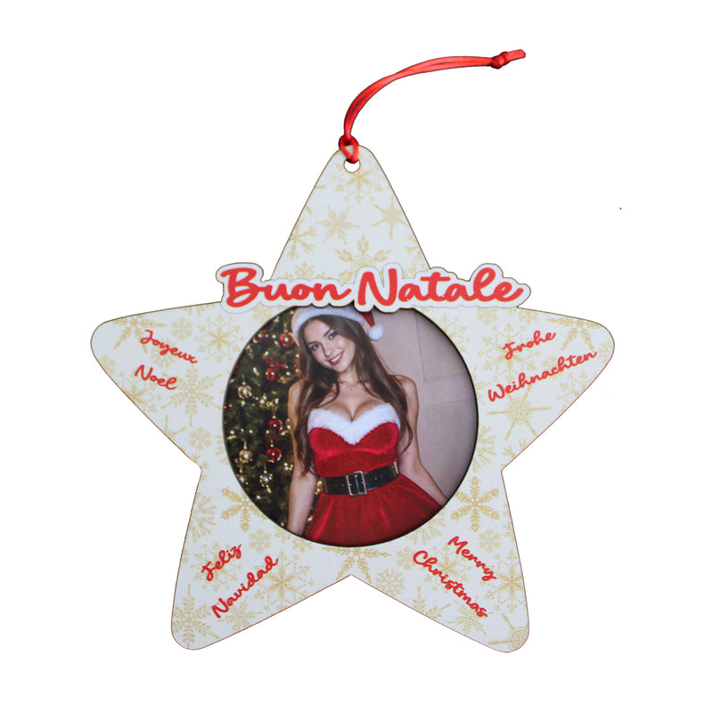KNT165 Cornice Natale decorazione albero