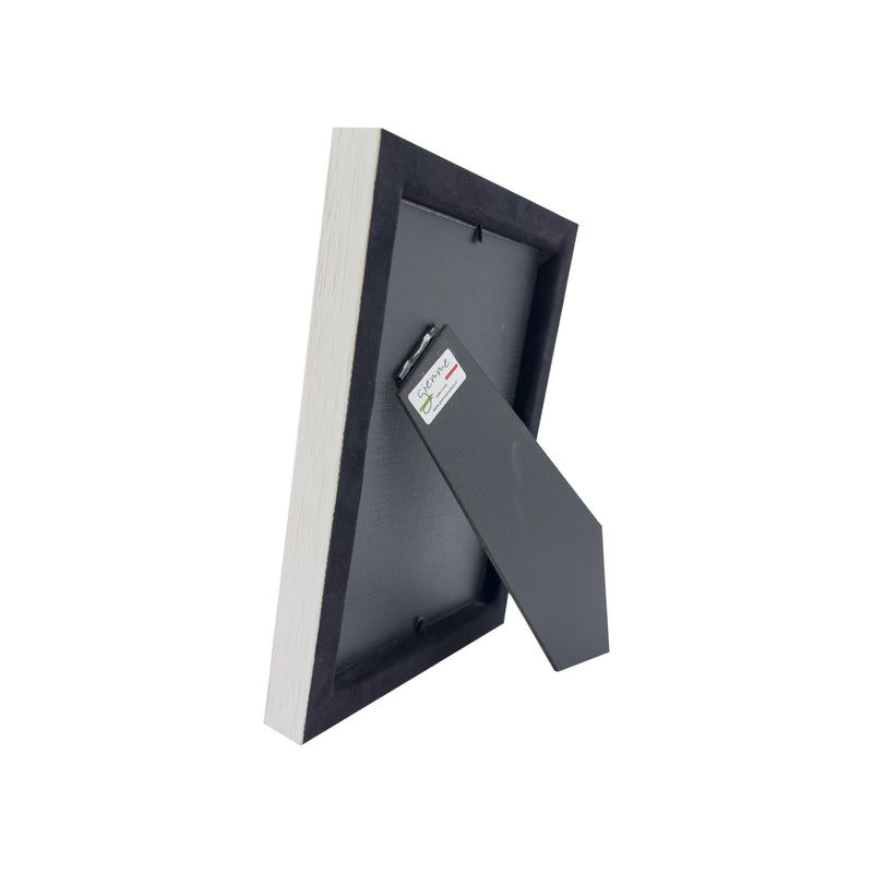 KQT194 Cornice bianca in legno love